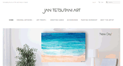 Desktop Screenshot of jantetsutaniart.com